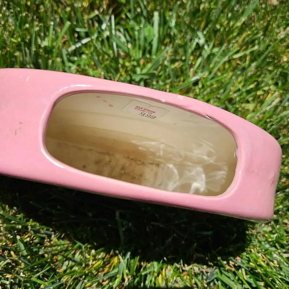 vintage art deco boho maximalism pink vase